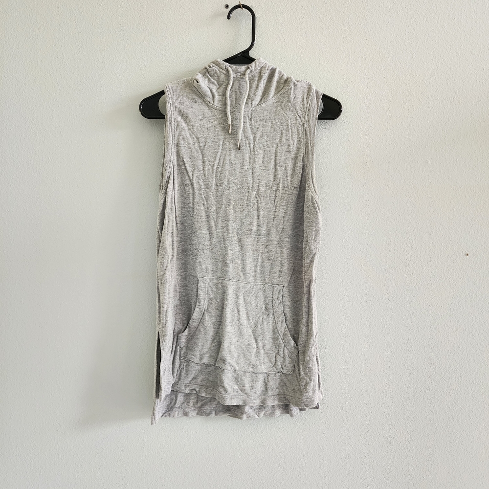 Reebok Gray Sleeveless Lightweight Hoodie